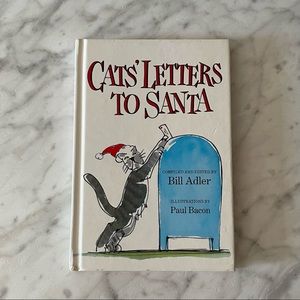 VINTAGE | Cat's Letters to Santa Children's Hardcover Book